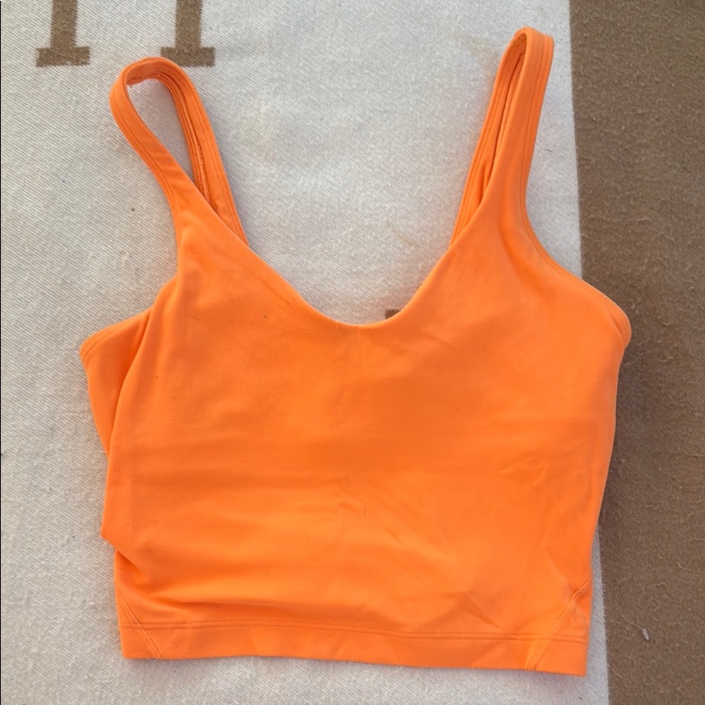 lululemon athletica Orange Women's Top